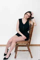 Adriana IT programmer first time nude casting Preview picture 1