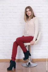 Asya long legs fashion model nude casting Preview picture 1