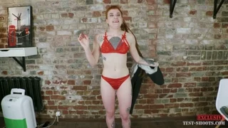 Emo tattooed teenager Bryla in nude video casting interview frame 2