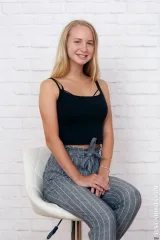 Tanlines And Soft Shyness In Layza’s First Nude Casting Preview picture 1