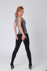 Redhead MILF Sola Hartlieb In Nude Casting Preview picture 1