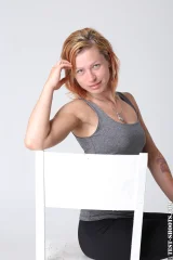 Redhead MILF Sola Hartlieb In Nude Casting Preview picture 2