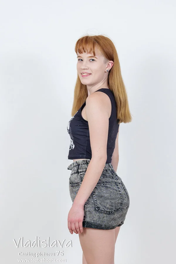 Vladislava From Jeans To Nude In Her First Casting